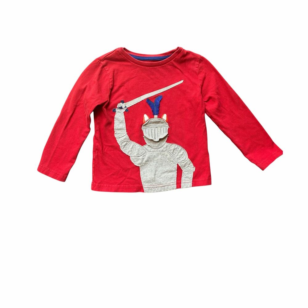 Mini Boden Lift the Flap Knight Fox Tee 2-3 Years
